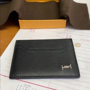 NIB Tod’s leather card holder.